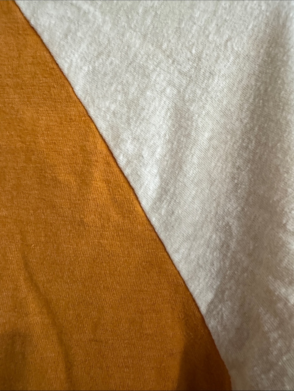 Old Navy Orange and Cream Raglan Long Sleeve Tee - Picture 4 of 5